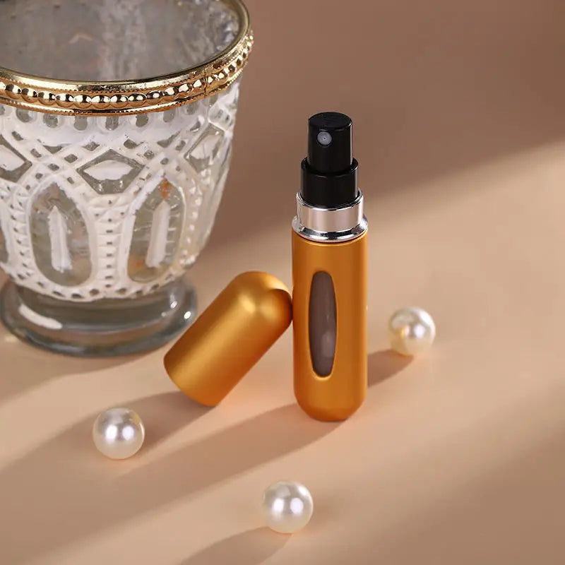 6 Mini Bouteille De Parfum Portable Rechargeable Avec Pompe De Parfum En Spray