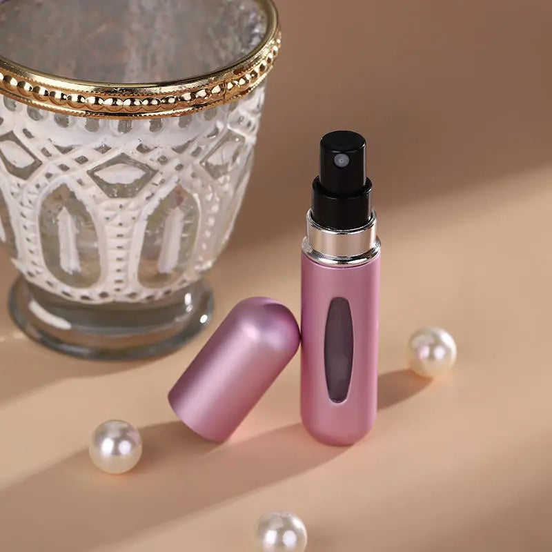 6 Mini Bouteille De Parfum Portable Rechargeable Avec Pompe De Parfum En Spray