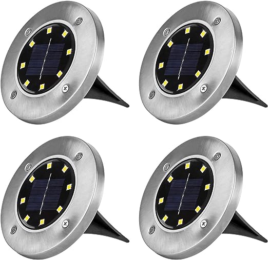 Spot Lumineux à Énergie Solaire Pour Jardin, Escaliers et Terrasses