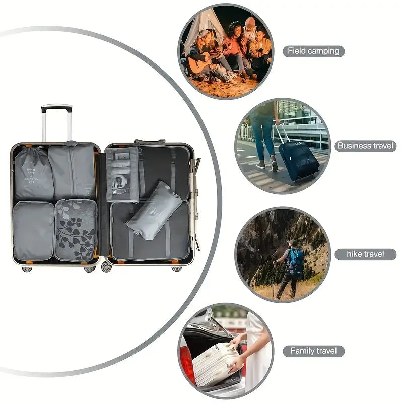 Pack de 8 Organisateurs de Valise