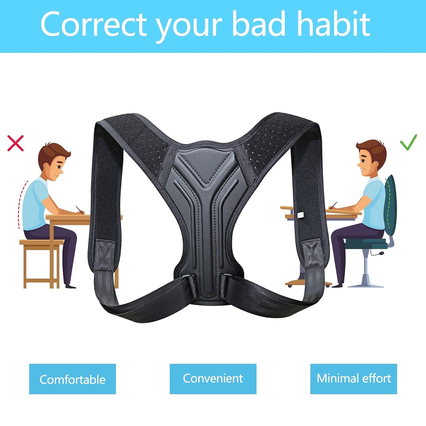 Correcteur de Posture Ajustable