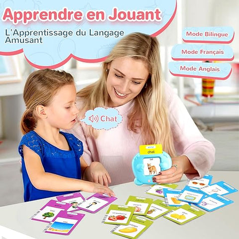 Cartes Éducatives Interactives – 3 Langues (Arabe, Français, Anglais)