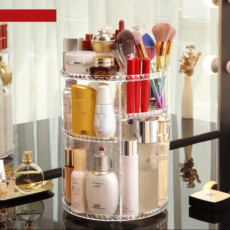 Organisateur De Maquillage Rotatif À 360 Degrés