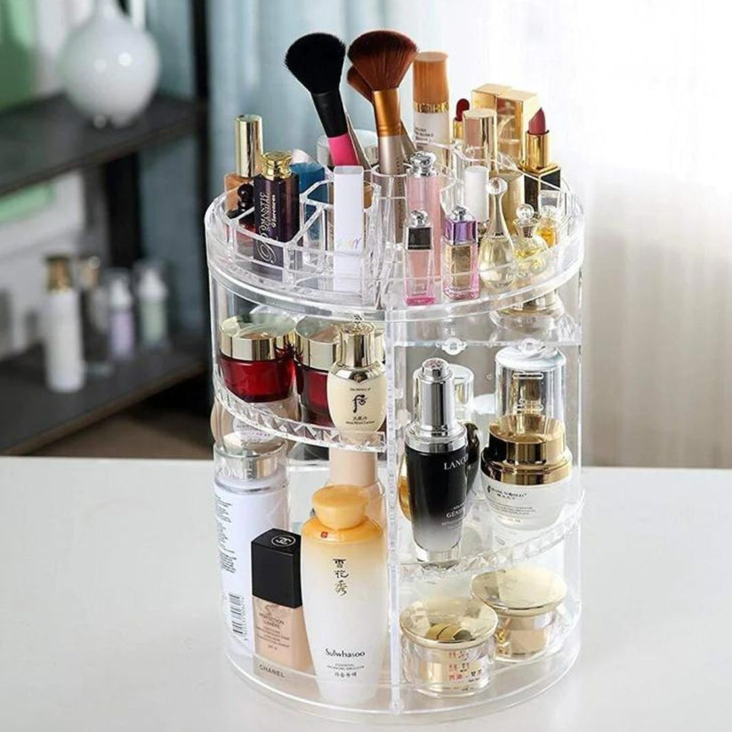 Organisateur De Maquillage Rotatif À 360 Degrés
