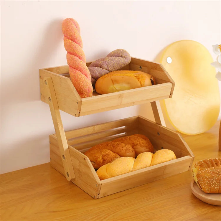 Panier à Fruits en Bambou – Design & Rangement Optimal