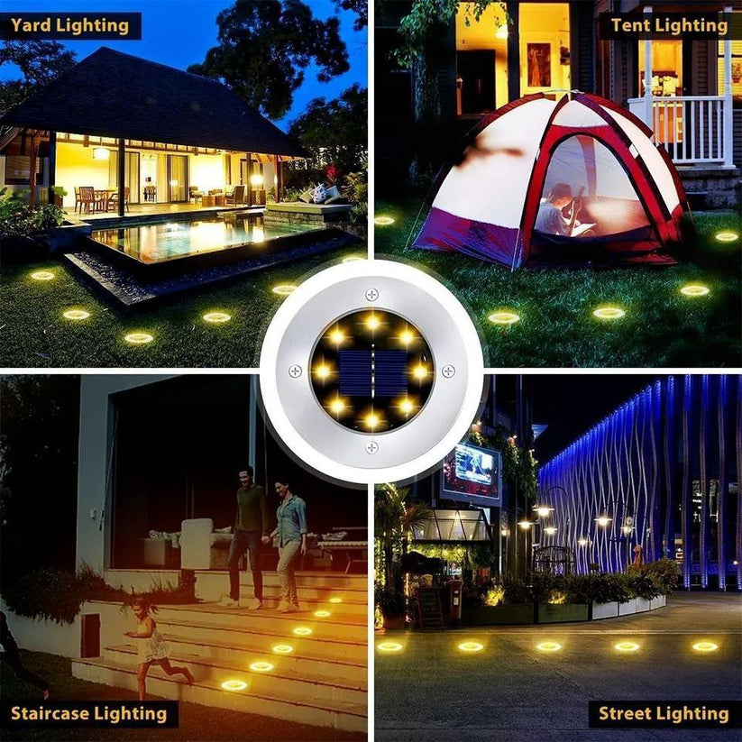 Spot Lumineux à Énergie Solaire Pour Jardin, Escaliers et Terrasses