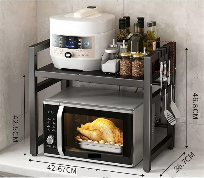 Support pour Micro-ondes Réglable – Économiseur d'Espace