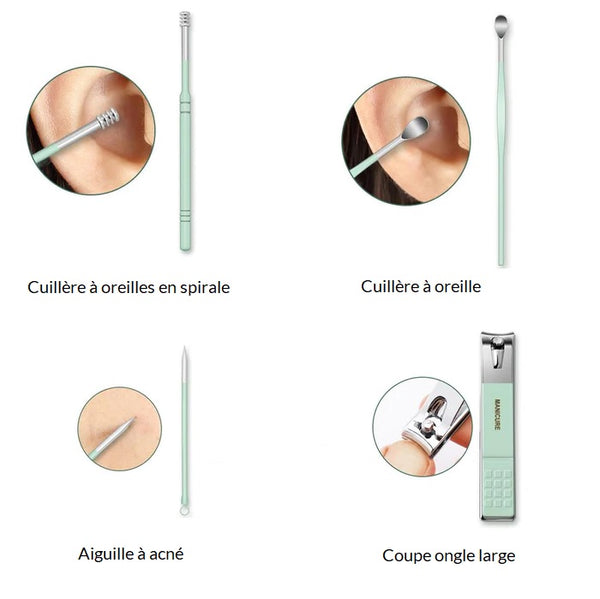 Set de manucure Professionnel (16 pièces )