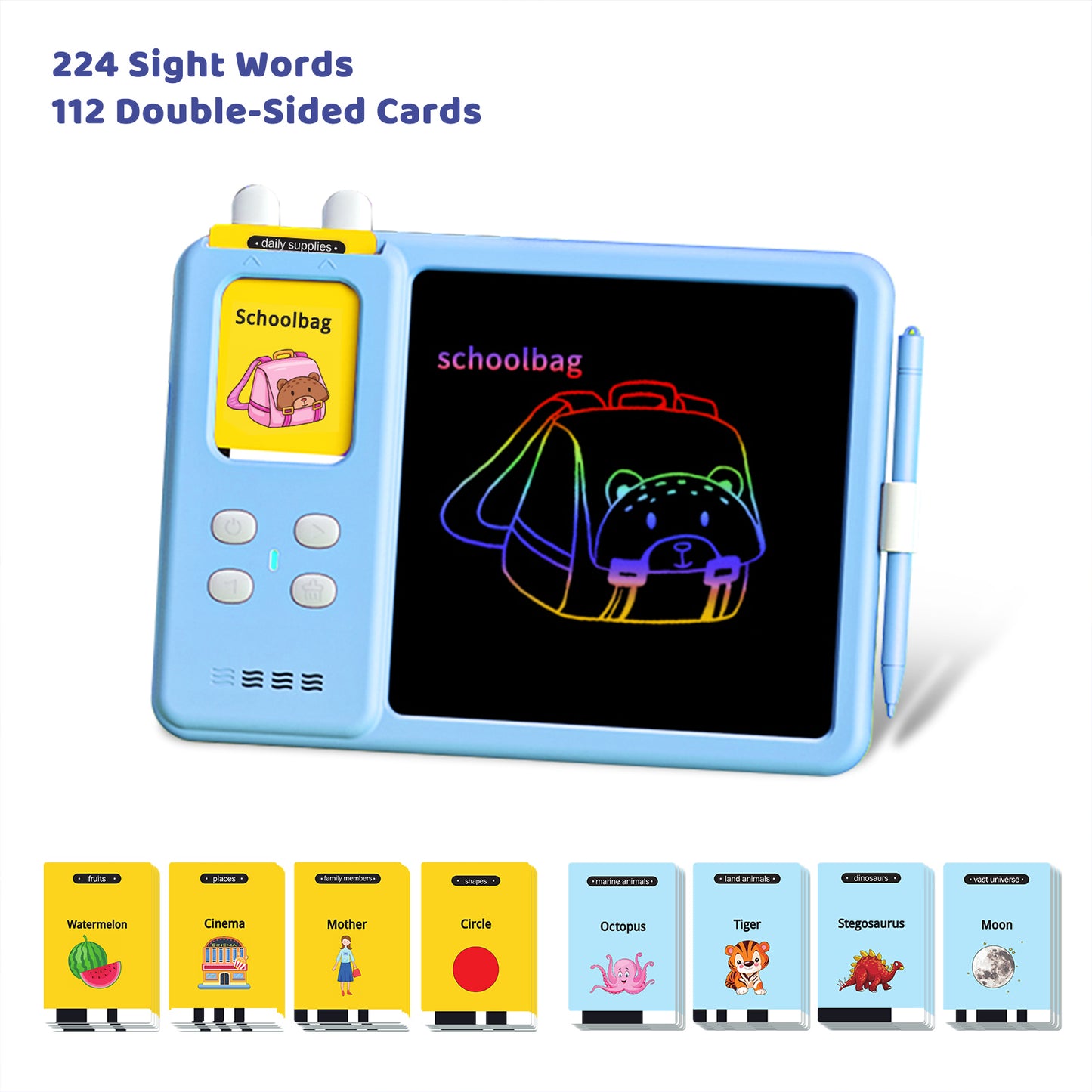 Tablette Ardoise Electronique Parlant Pour Enfant (Arabe-Anglais)