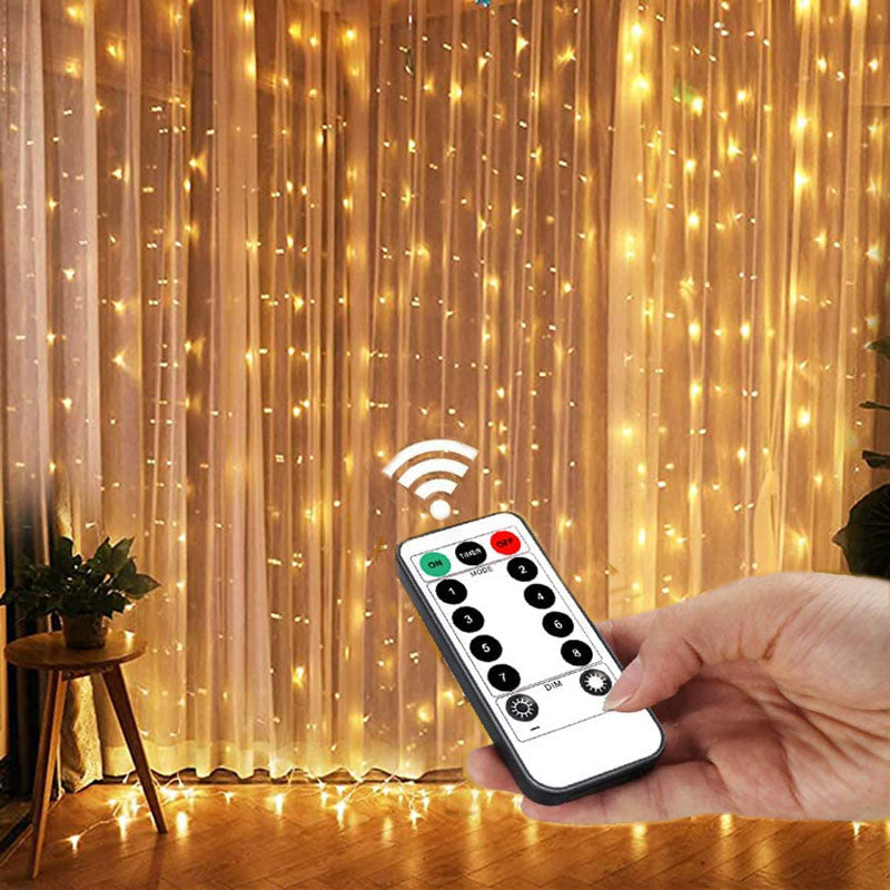 Décoration Lumineuse 10 bandes dans chaque bande 3 Mètres