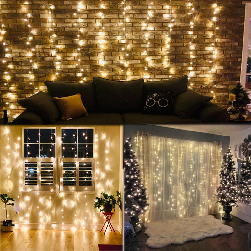 Décoration Lumineuse 10 bandes dans chaque bande 3 Mètres