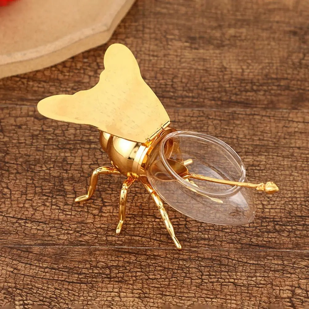 Distributeur à Miel en Forme d’Abeille
