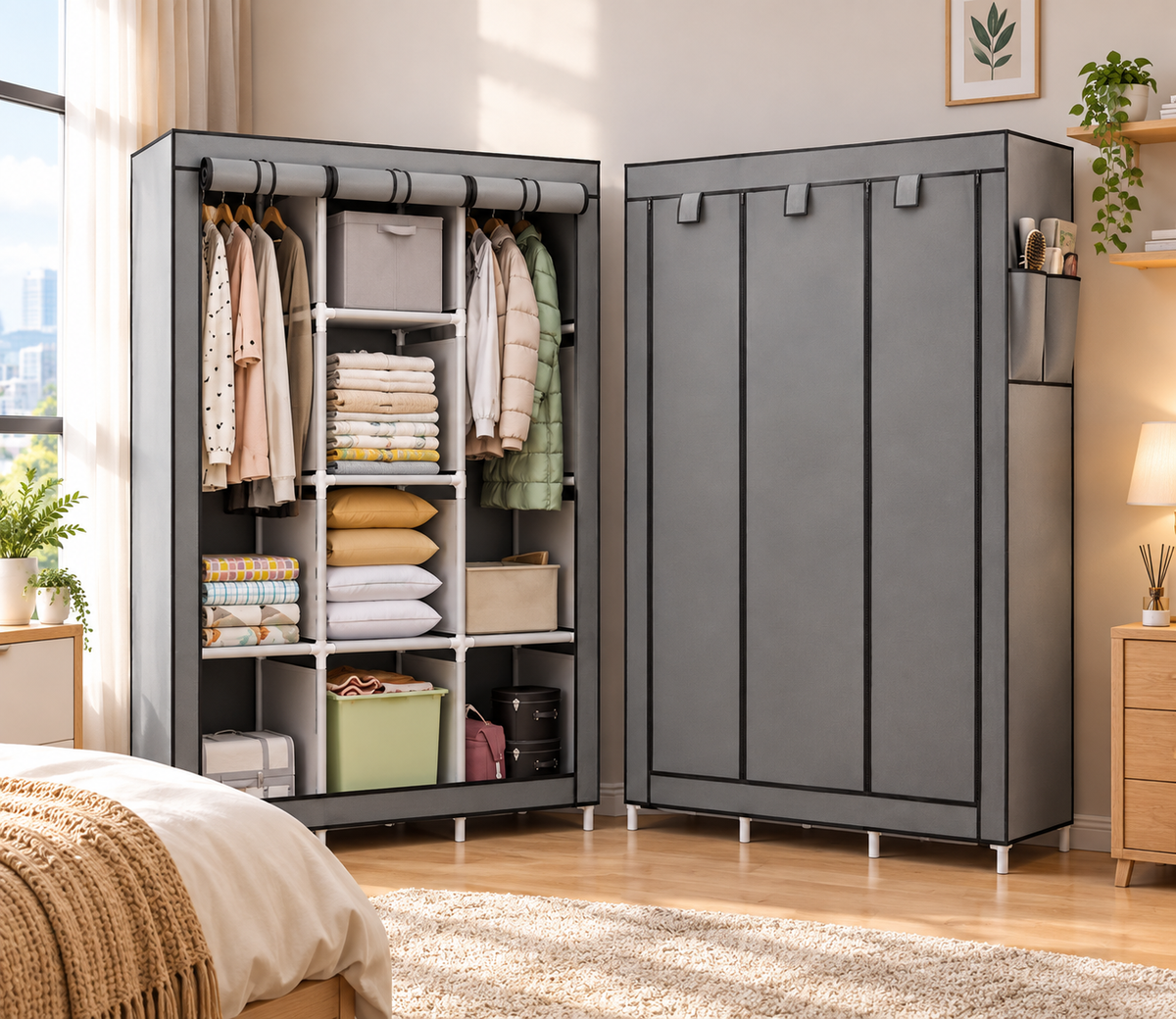 Armoire de Rangement – Pratique, Spacieuse & Élégante
