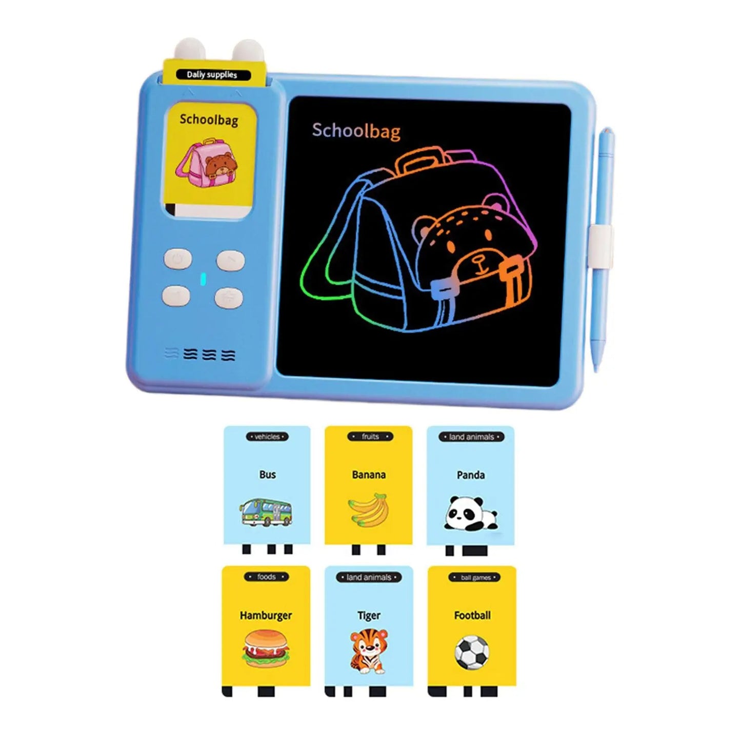 Tablette Ardoise Electronique Parlant Pour Enfant (Arabe-Anglais)