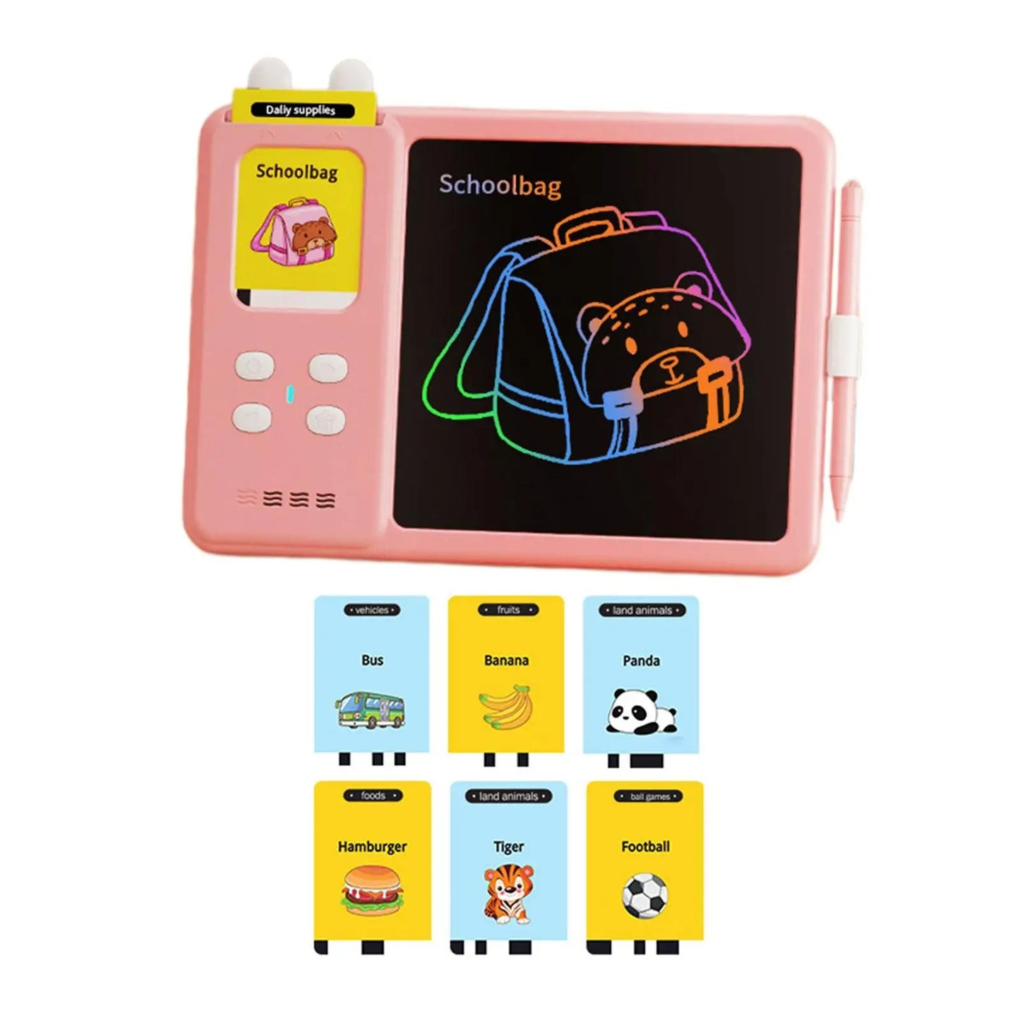 Tablette Ardoise Electronique Parlant Pour Enfant (Arabe-Anglais)