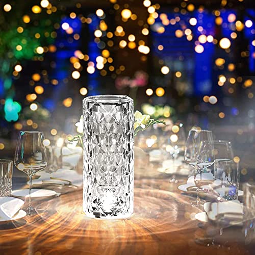 Lampe Magique En Cristal Rechargeable Sans Fil / Touche Control