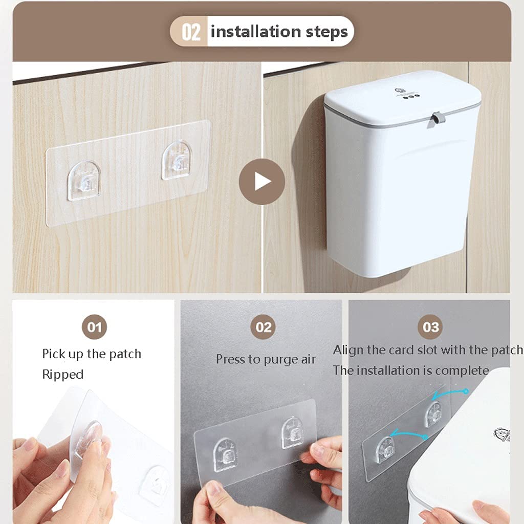 Poubelle Murale Suspendue pour une Cuisine ou Salle de Bain Ordonnée