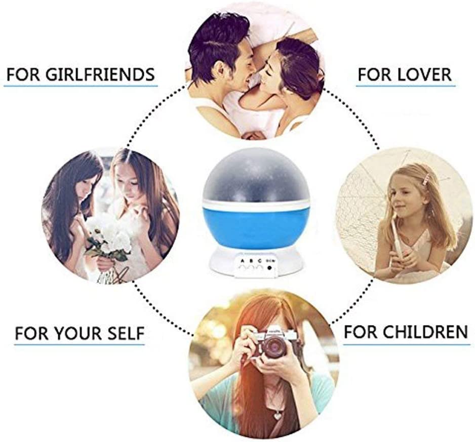 Projecteur D'étoiles : Veilleuse Ciel Lampe LED Rotative