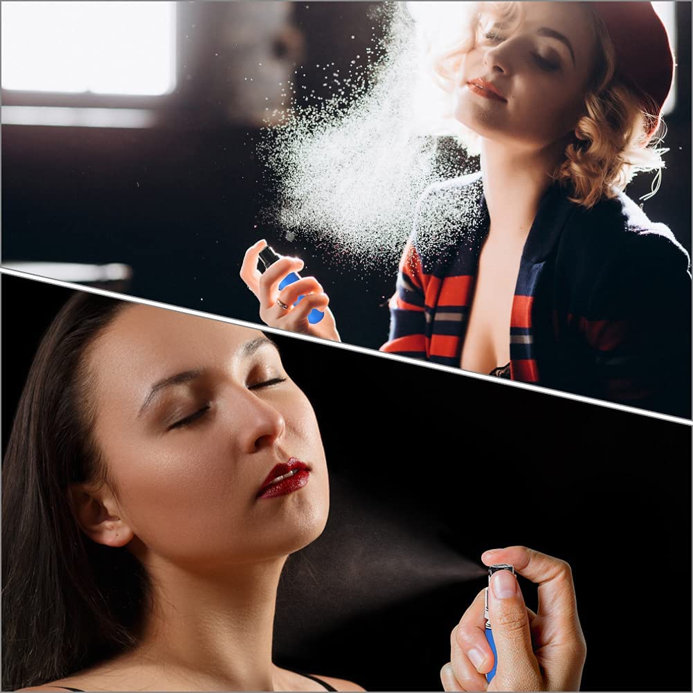 6 Mini Bouteille De Parfum Portable Rechargeable Avec Pompe De Parfum En Spray