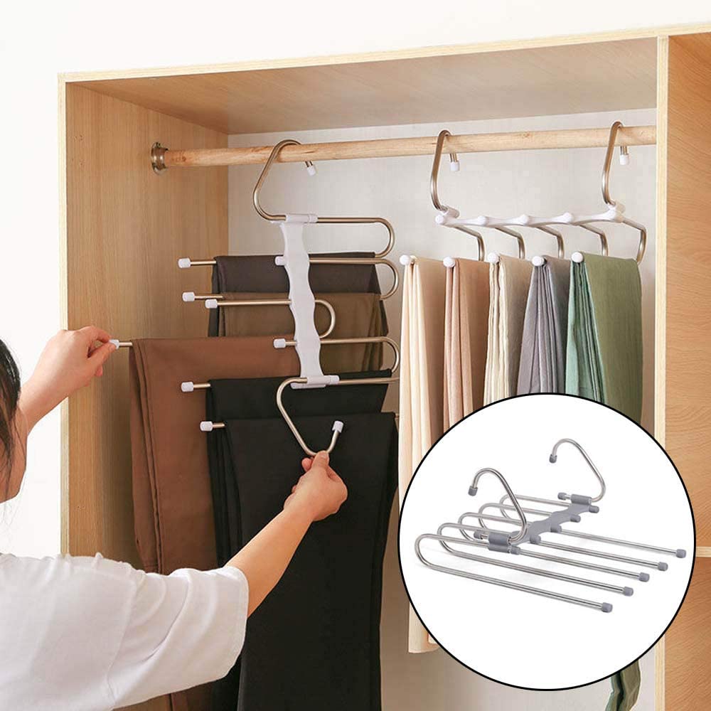 Abtonic Cintres Multifonctionnels Pour Pantalons