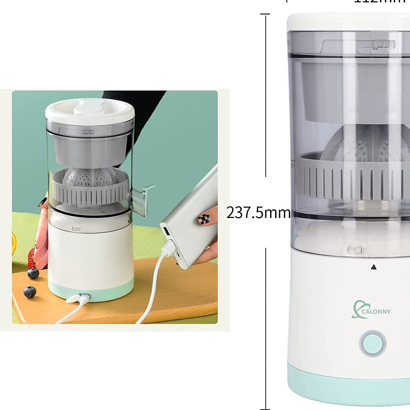 Presse-agrumes électrique automatique portable