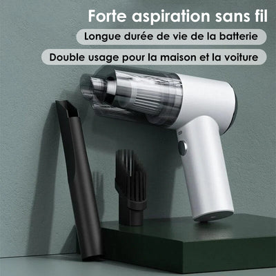 Mini Aspirateur à main Sans Fil Puissant Pour Maison & Voiture