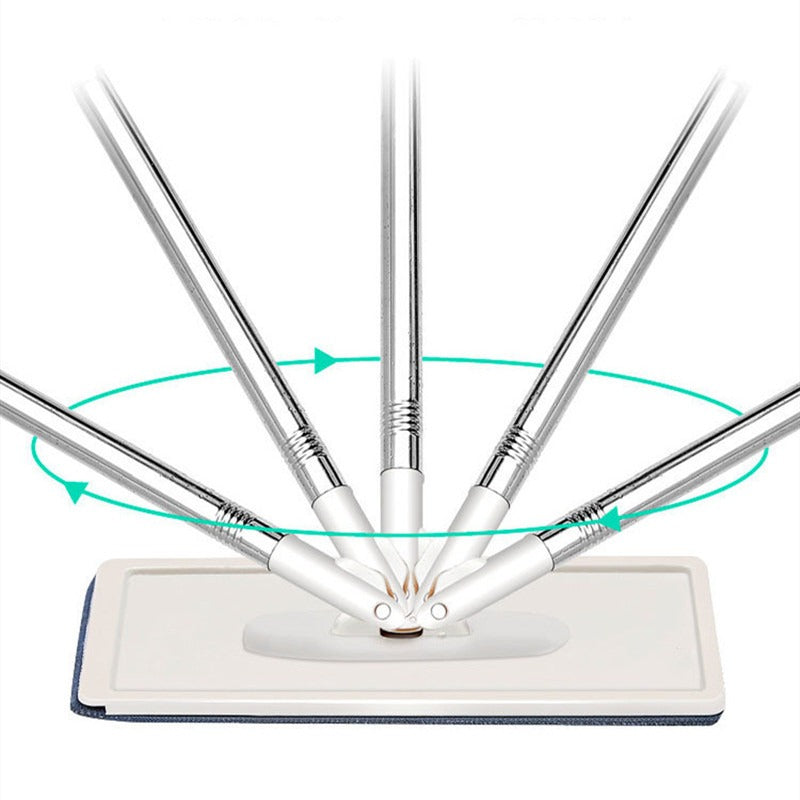 Balai serpillière rotatif avec seau