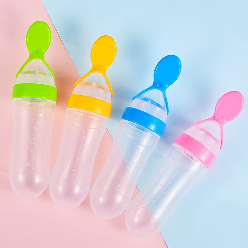 Biberon à Cuillère en Silicone pour Bébé