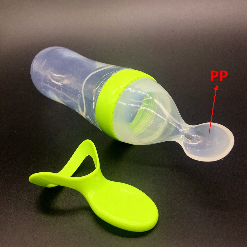 Biberon à Cuillère en Silicone pour Bébé
