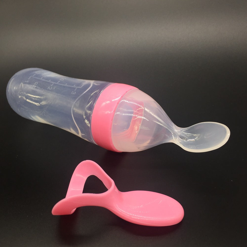 Biberon à Cuillère en Silicone pour Bébé
