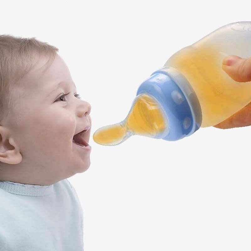 Biberon à Cuillère en Silicone pour Bébé