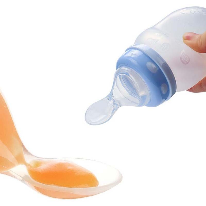 Biberon à Cuillère en Silicone pour Bébé