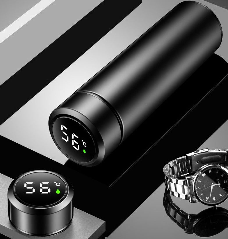 Thermos numérique intelligent en acier inoxydable