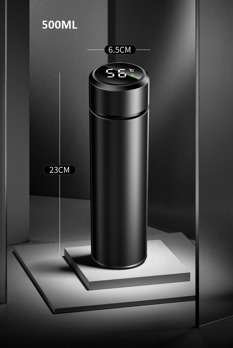 Thermos numérique intelligent en acier inoxydable