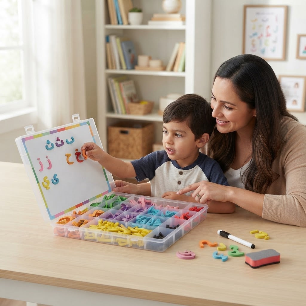 Alphabet et Nombres Magnétiques Multicolores  253 Pièces