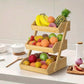 Panier à Fruits en Bambou – Design & Rangement Optimal