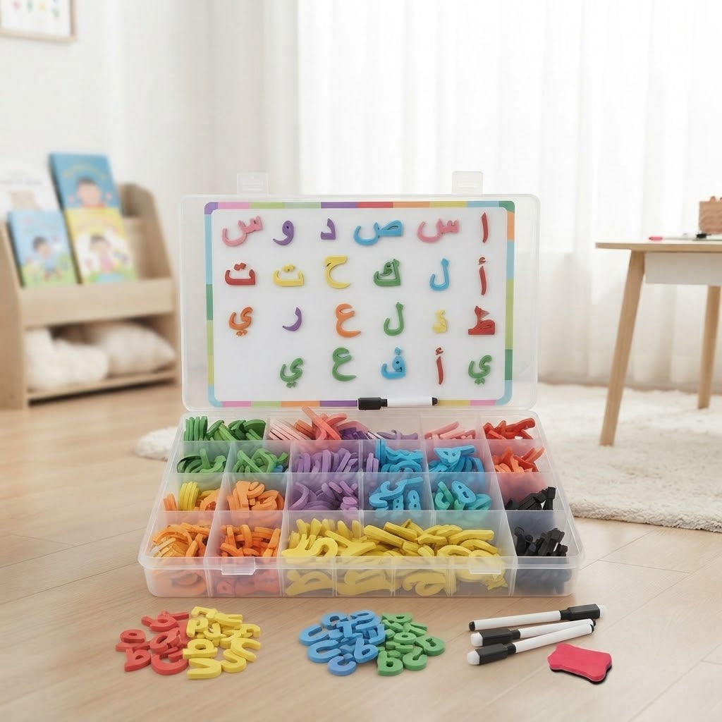 Alphabet et Nombres Magnétiques Multicolores  253 Pièces