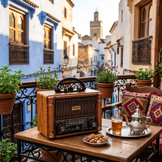 Radio Vintage Portable Bluetooth – Style Classique