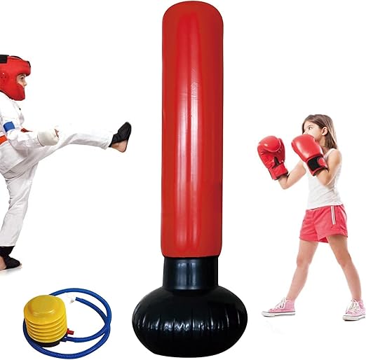 Sac de Frappe Gonflable Résistant – Pour Toute La Famille
