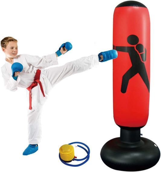 Sac de Frappe Gonflable Résistant – Pour Toute La Famille