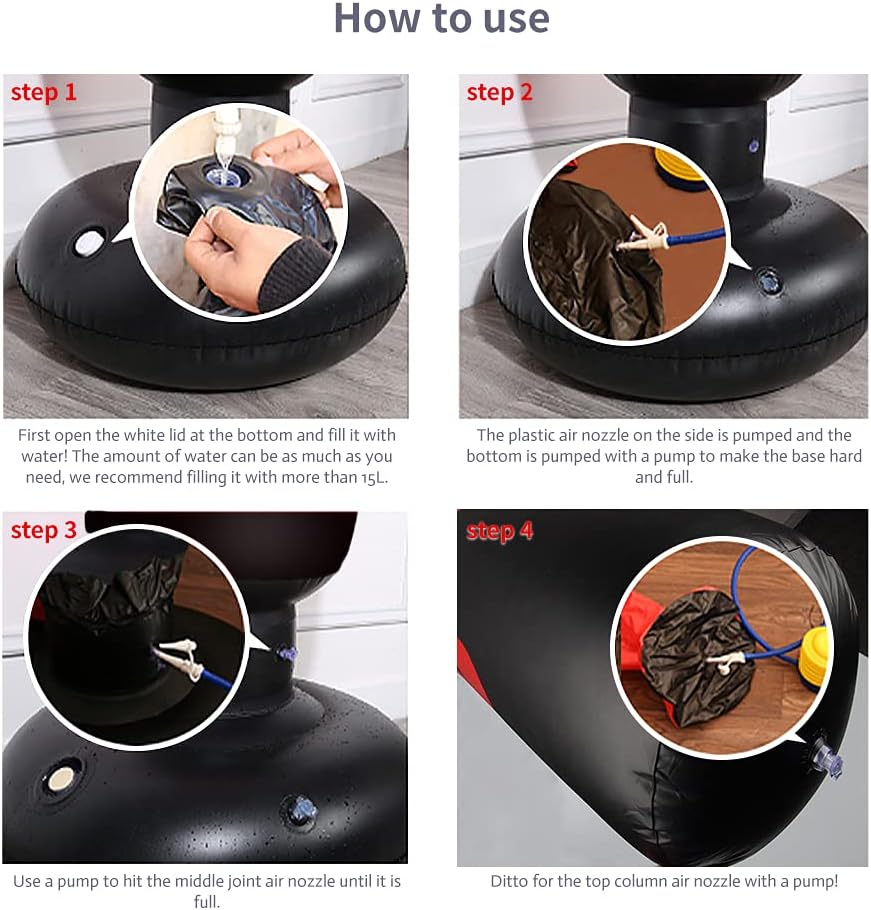 Sac de Frappe Gonflable Résistant – Pour Toute La Famille