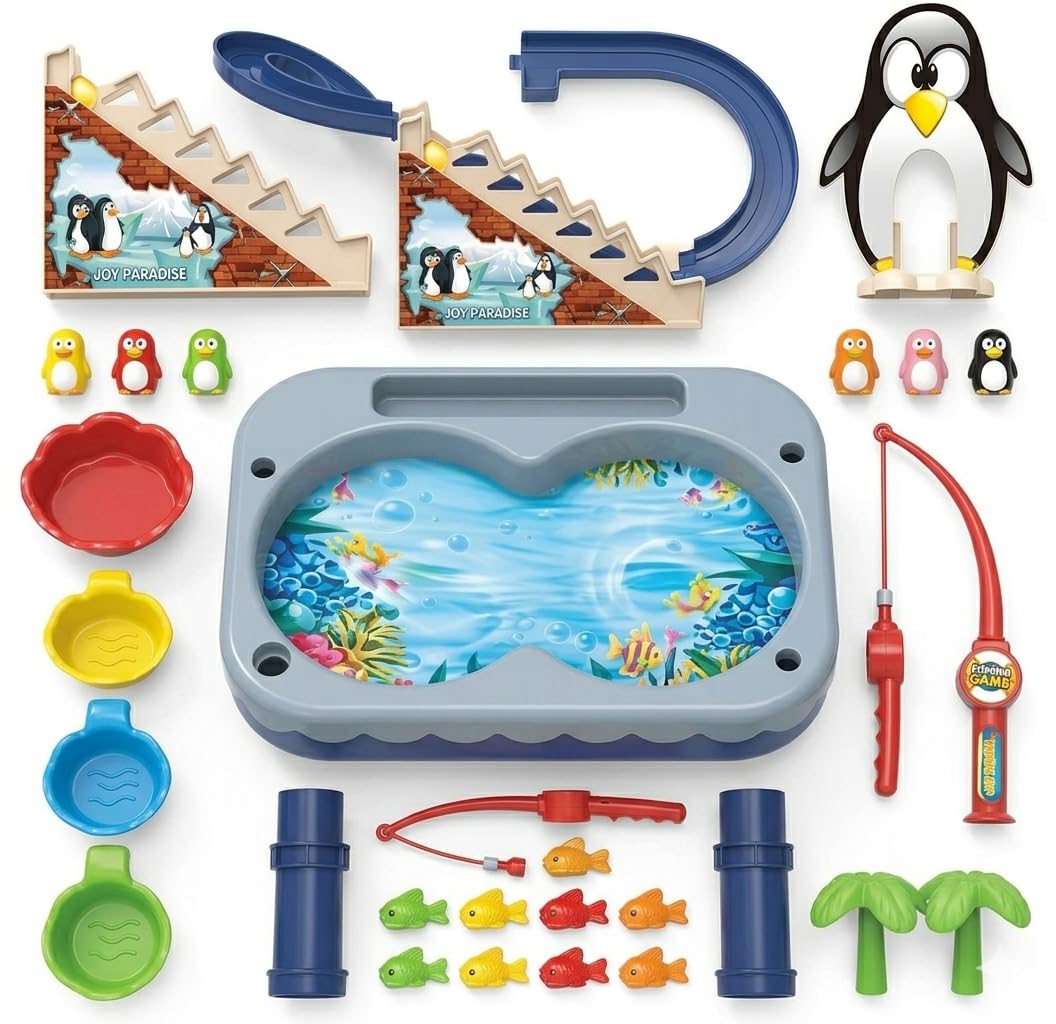 Jeu de Pêche Magnétique Pingouin