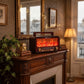 Radio Rétro 4-en-1 – Bluetooth, Lampe Flamme & Recharge Solaire