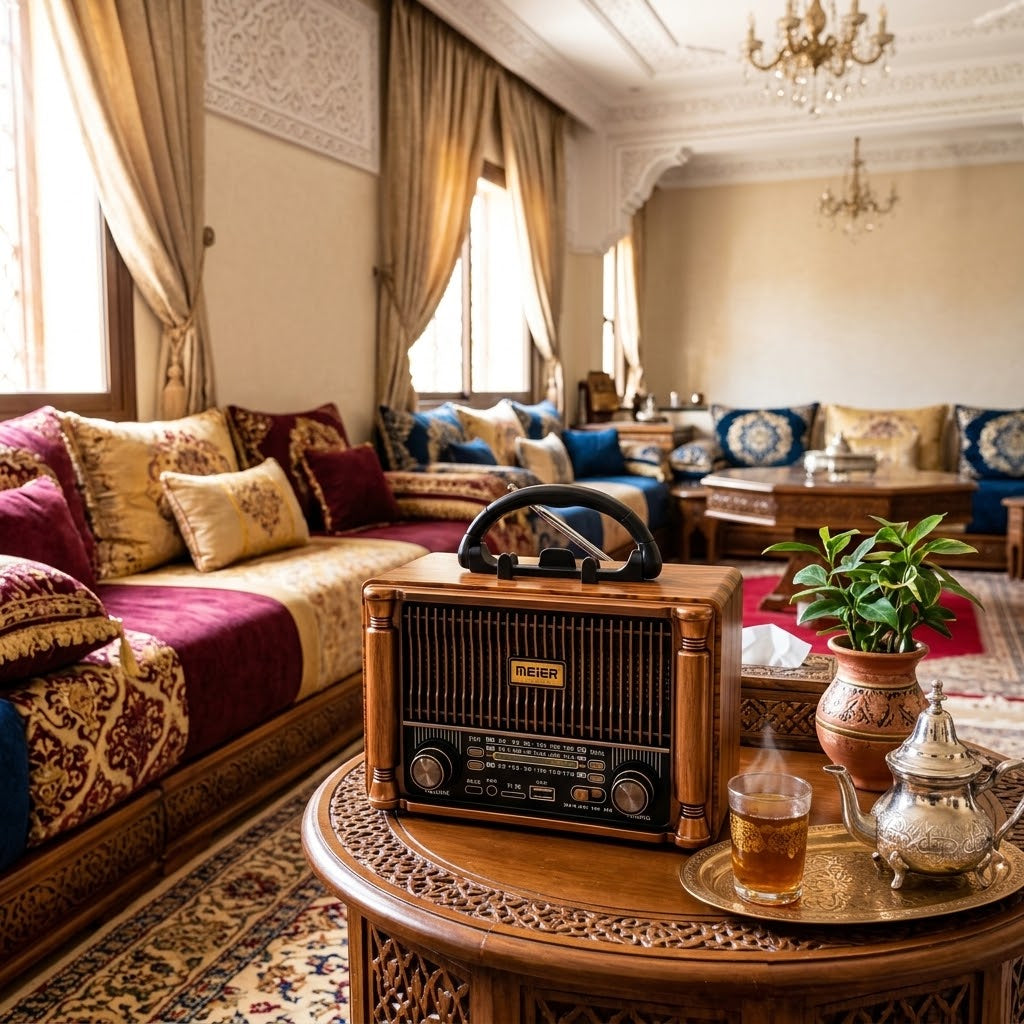 Radio Vintage Portable Bluetooth – Style Classique