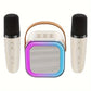 Ensemble Haut-Parleur Sans Fil avec 2 Microphones Portables