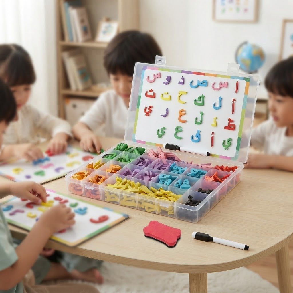 Alphabet et Nombres Magnétiques Multicolores  253 Pièces