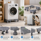 Support Universel Réglable pour Lave-Linge & Réfrigérateur – Facile à Déplacer & Nettoyer