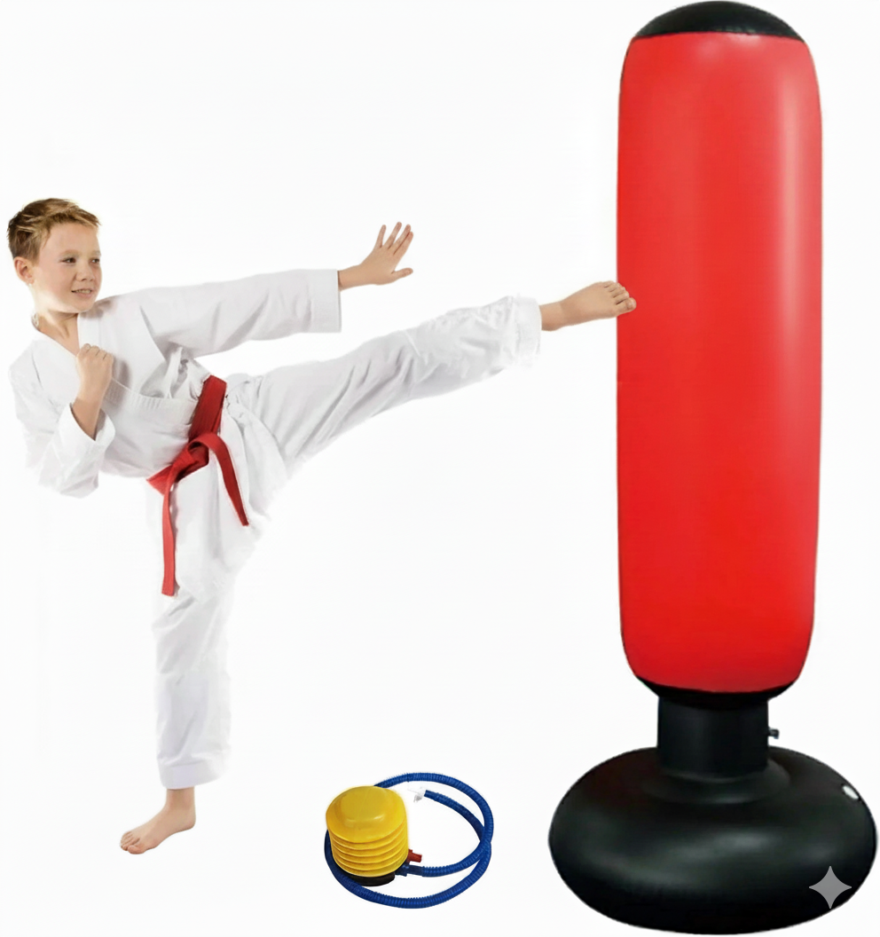 Sac de Frappe Gonflable Résistant – Pour Toute La Famille
