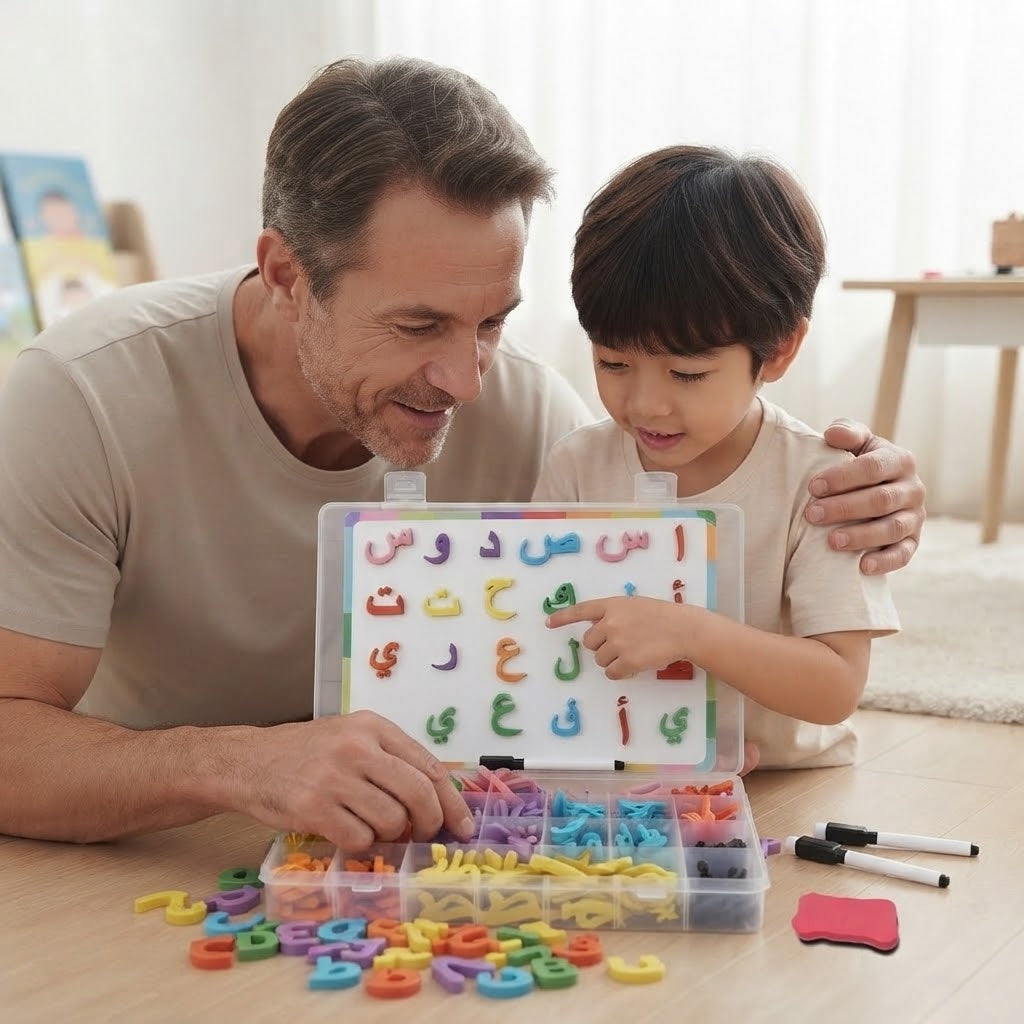 Alphabet et Nombres Magnétiques Multicolores  253 Pièces