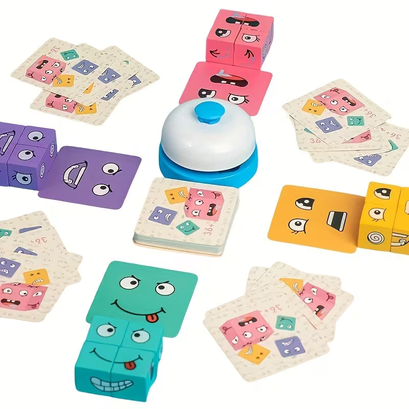 Mimic’Faces™ – Le Jeu Intelligent pour Enfants et Parents (Sans Écrans)